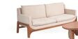 Raya Custom Wooden Upholstered 3 Seater Sofa Set In Beige Colour