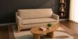 Raya Custom Wooden Upholstered Two Seater Sofa Set In Beige Colour