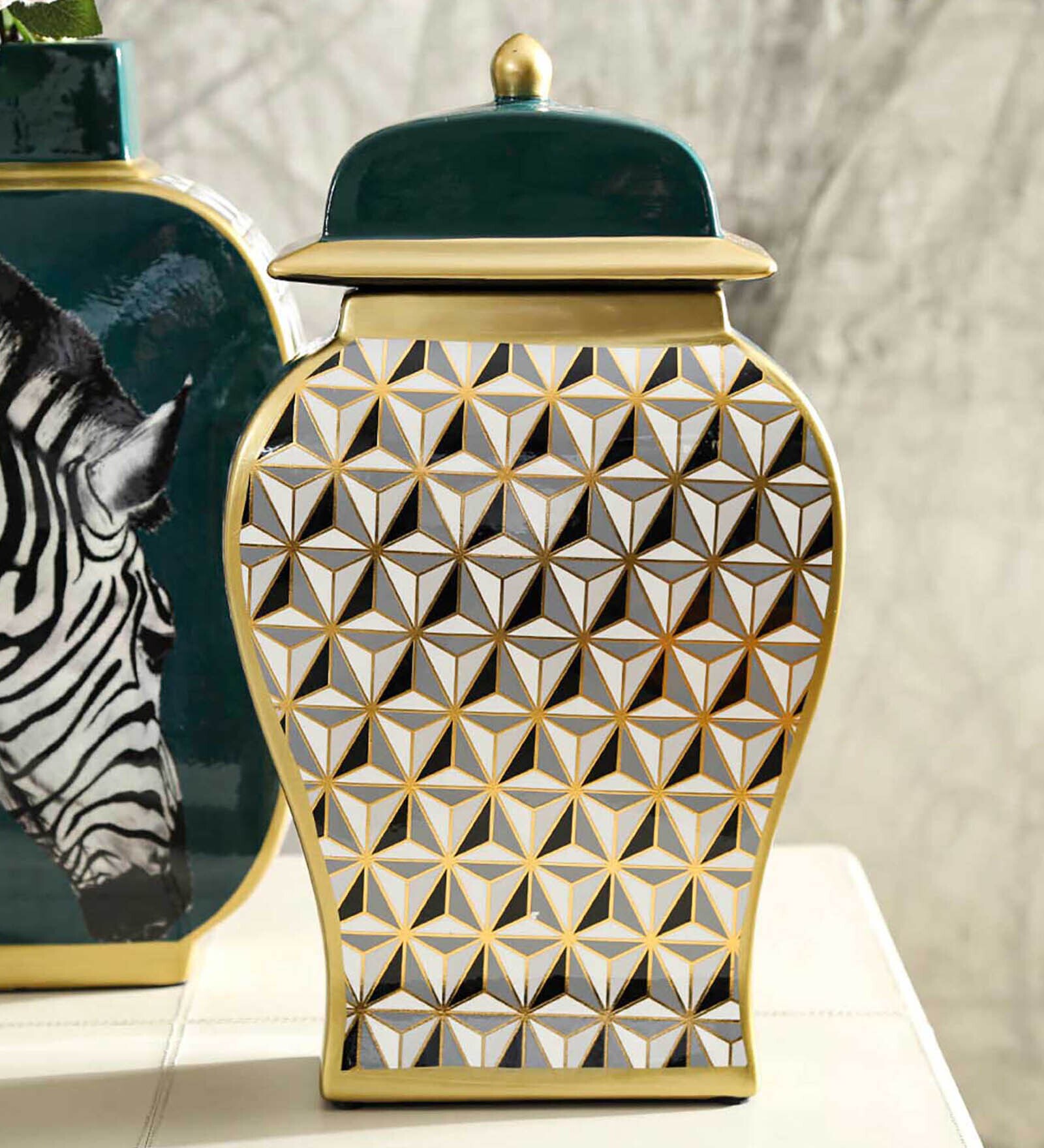 Raga Multicolour Porcelain Vase