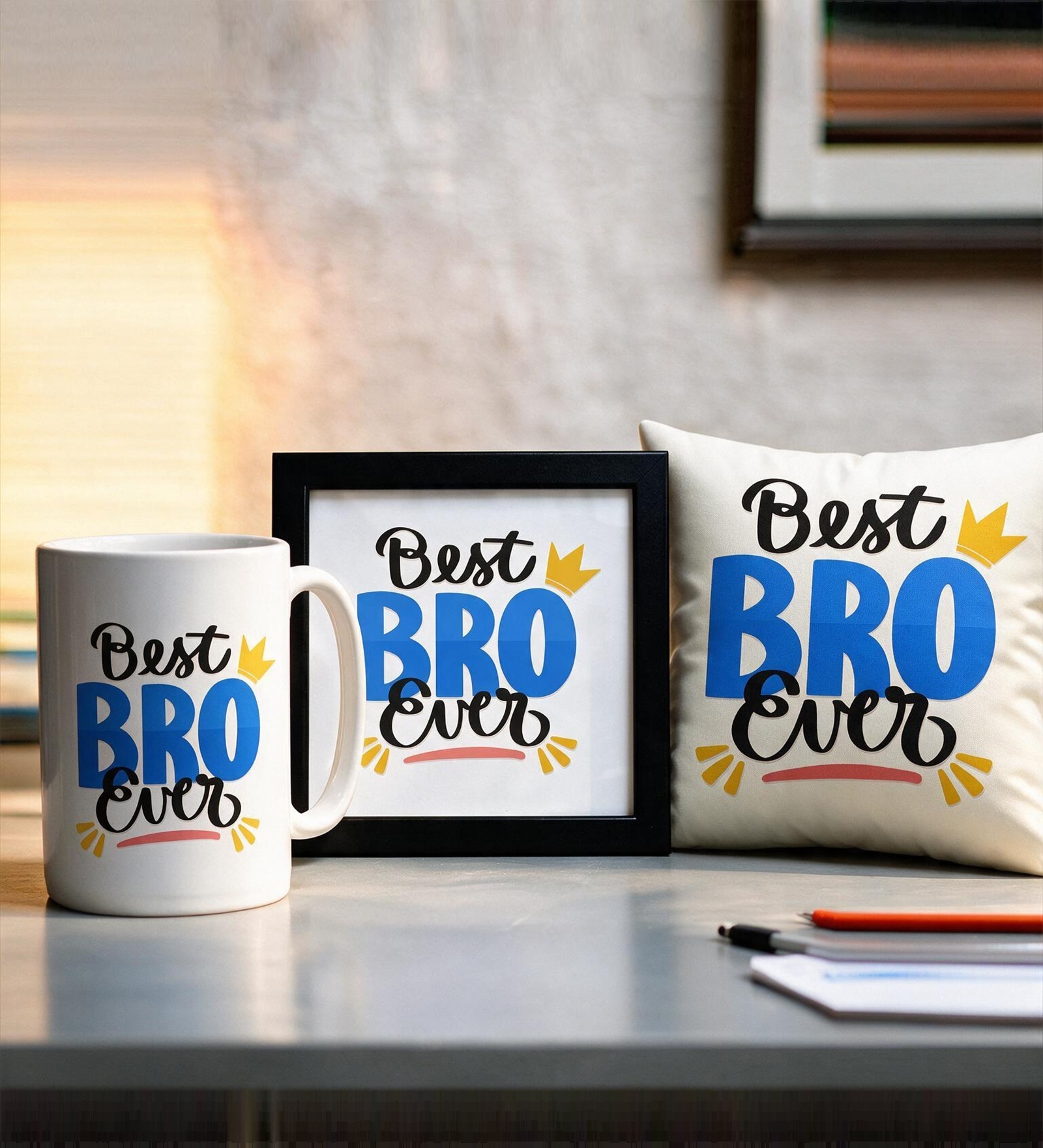 Best Bro Ever Gift Set of 3