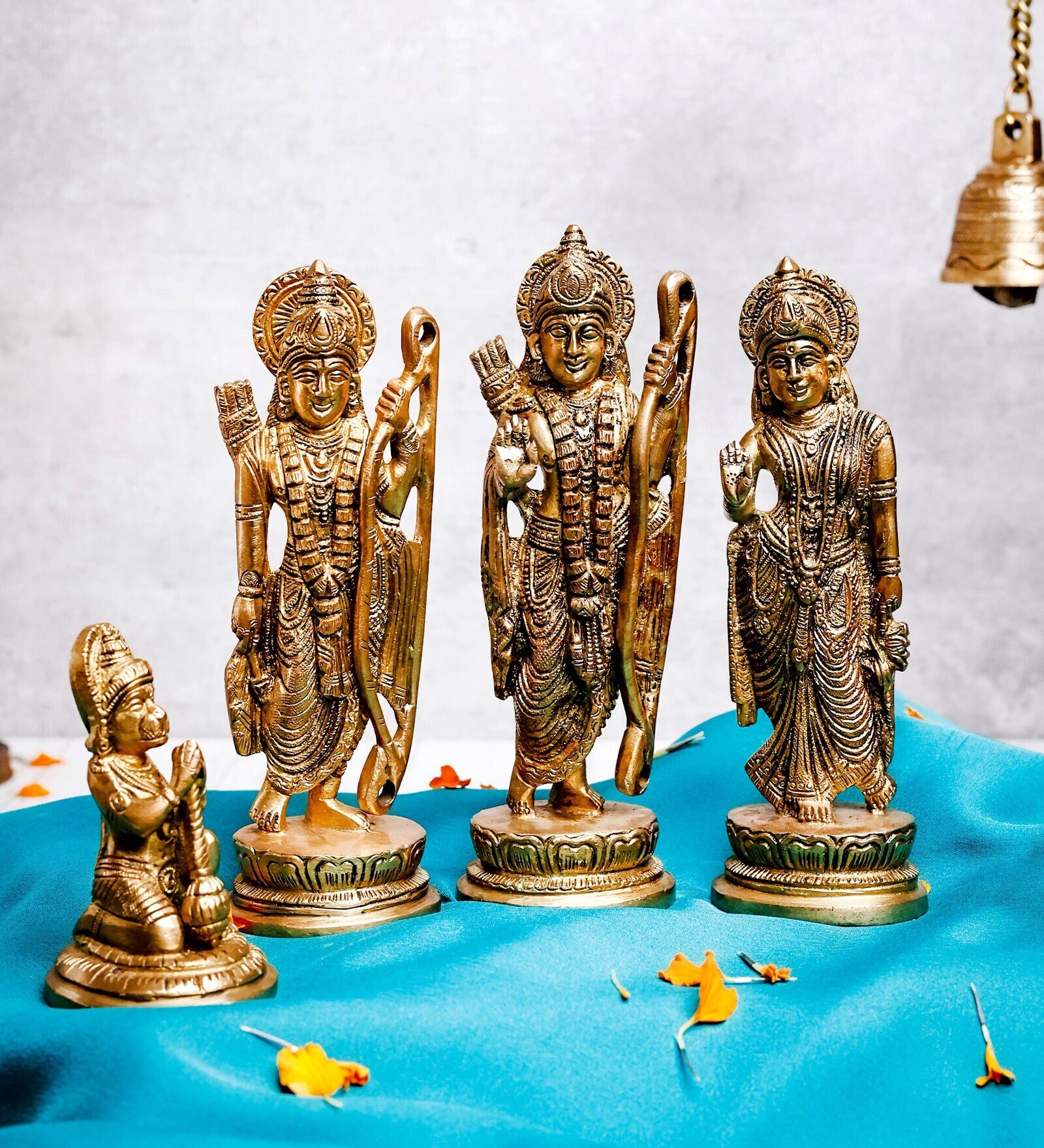 Rama Darbar Brass Religious Idol