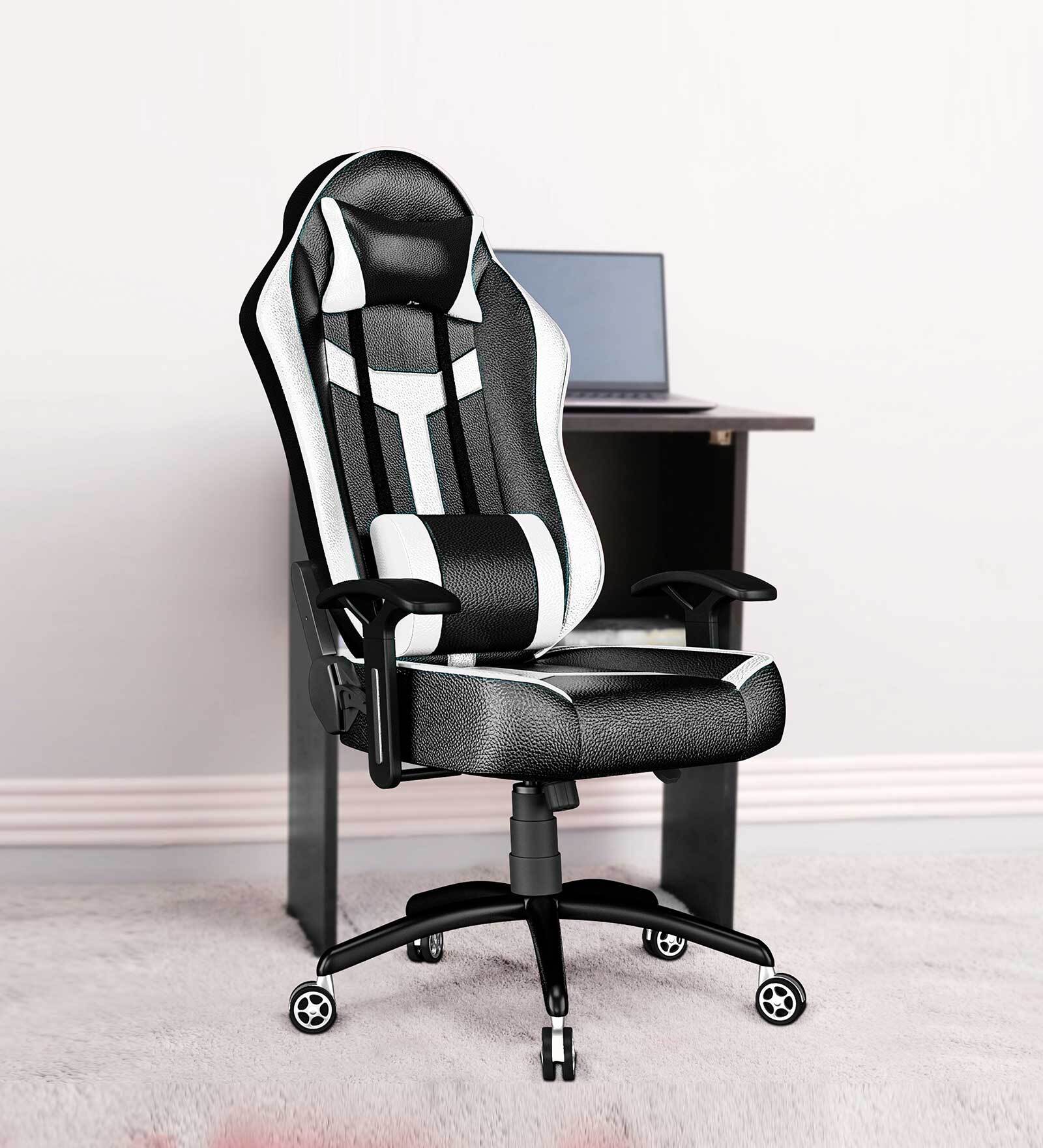 Ranger Series Gaming Chair In White & Black Colour