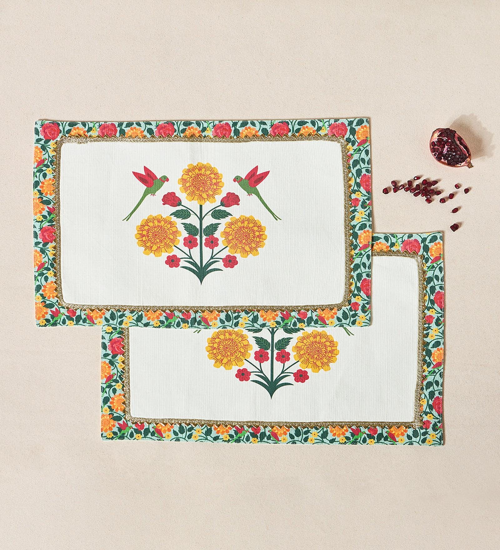 Rani Bagh Placemats, Set of 2
