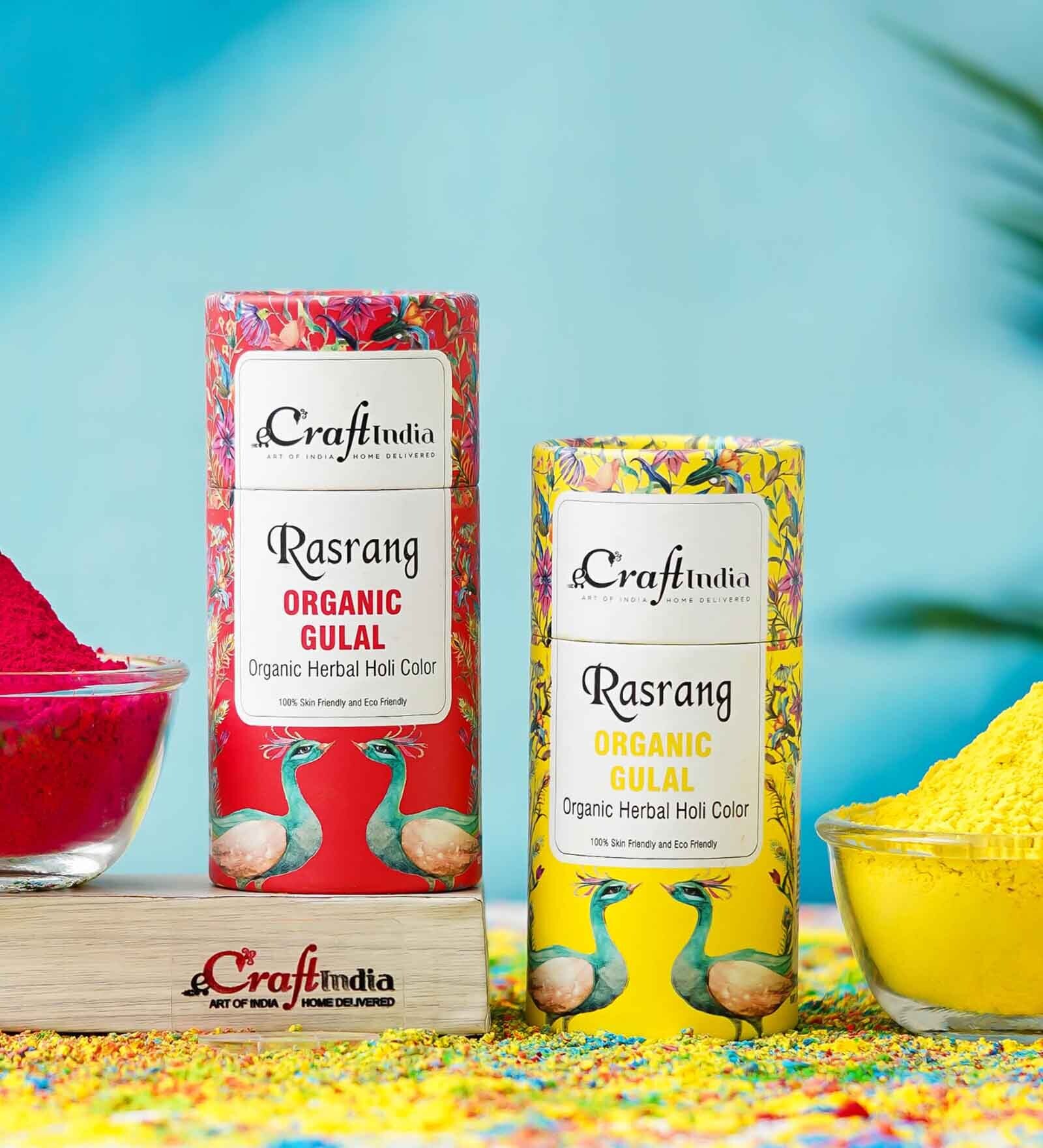 Rasrang Herbal Gulal Holi Colours (Pack of 2, 100gm)