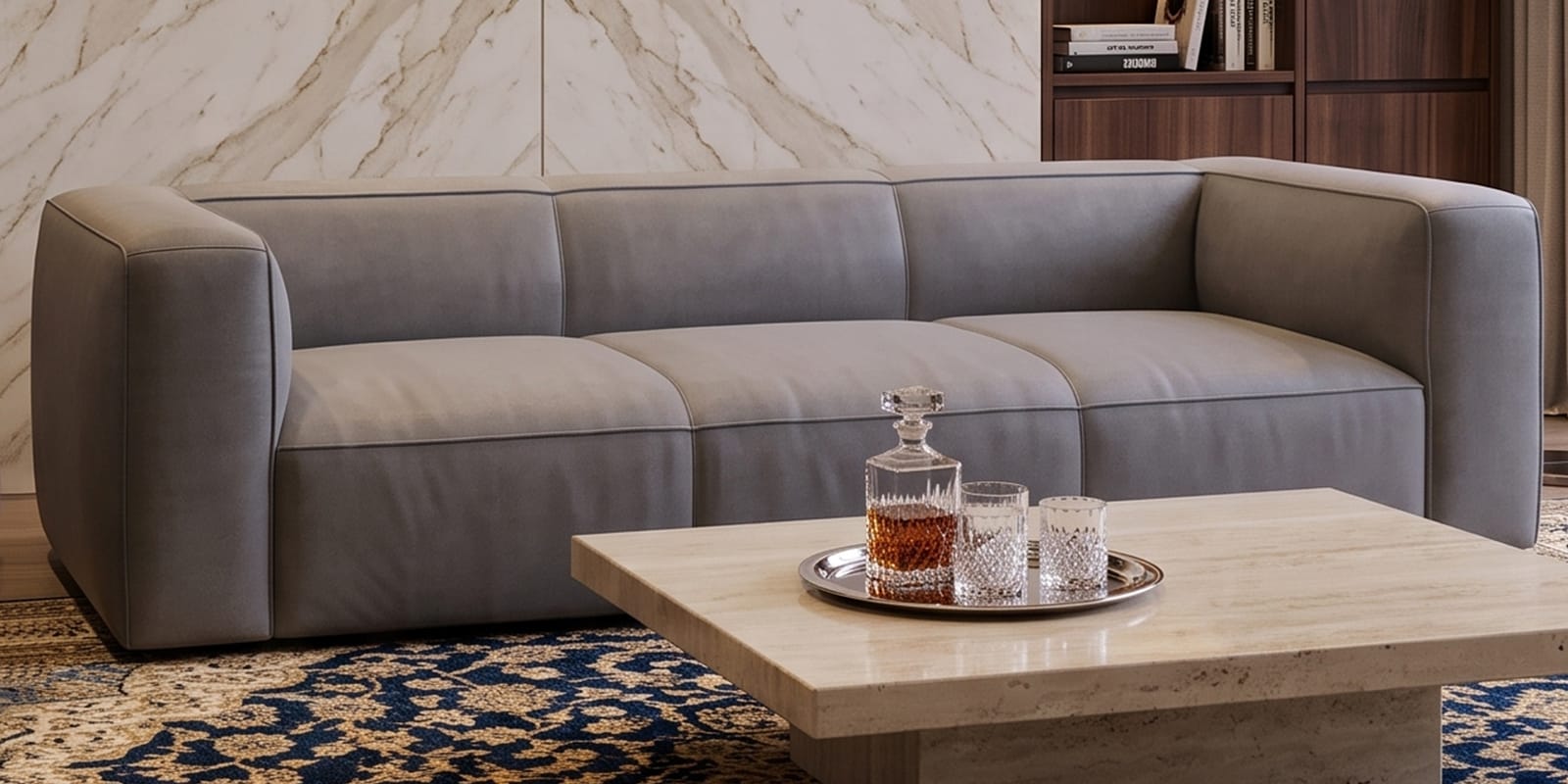  Diva 3 Seater Sofa In Utah Smoke Leather Fabric