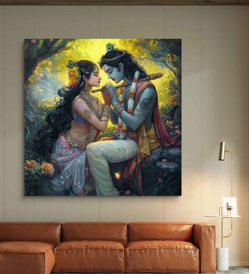Radha Krishna Canvas Painting