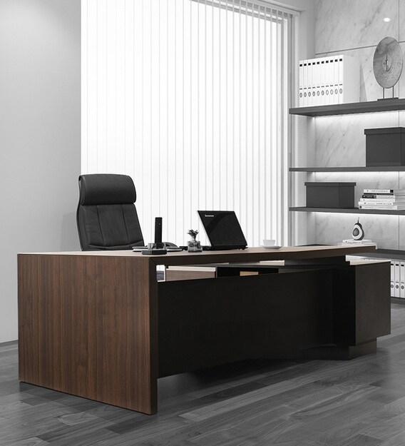 dark colour desk