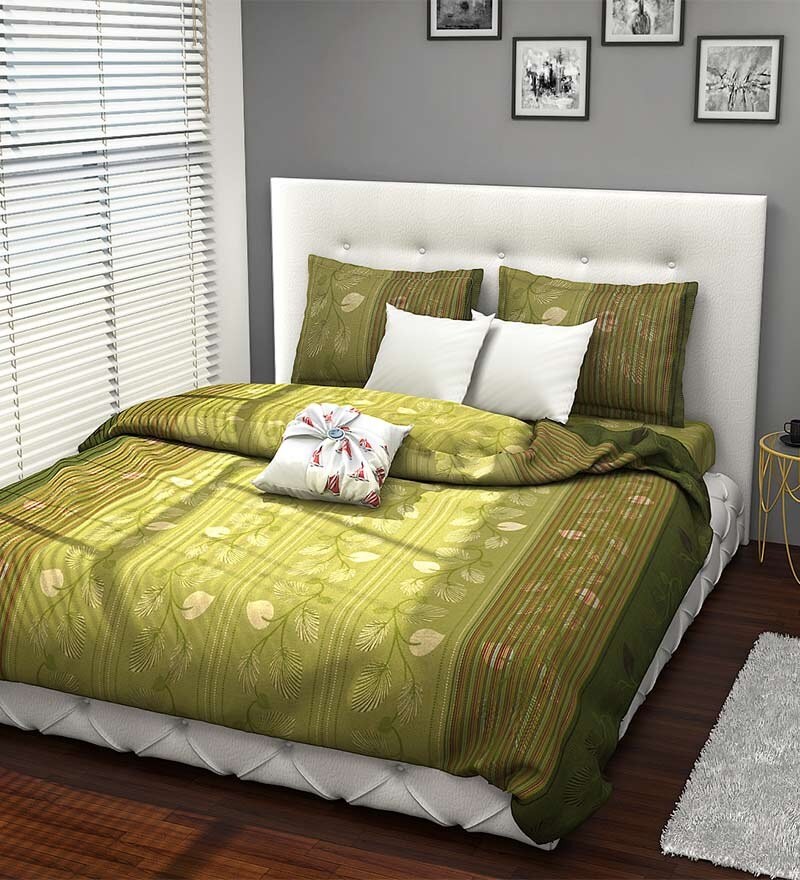 Buy Rago Indie Chic Green Golden Bedcover Online Nature And