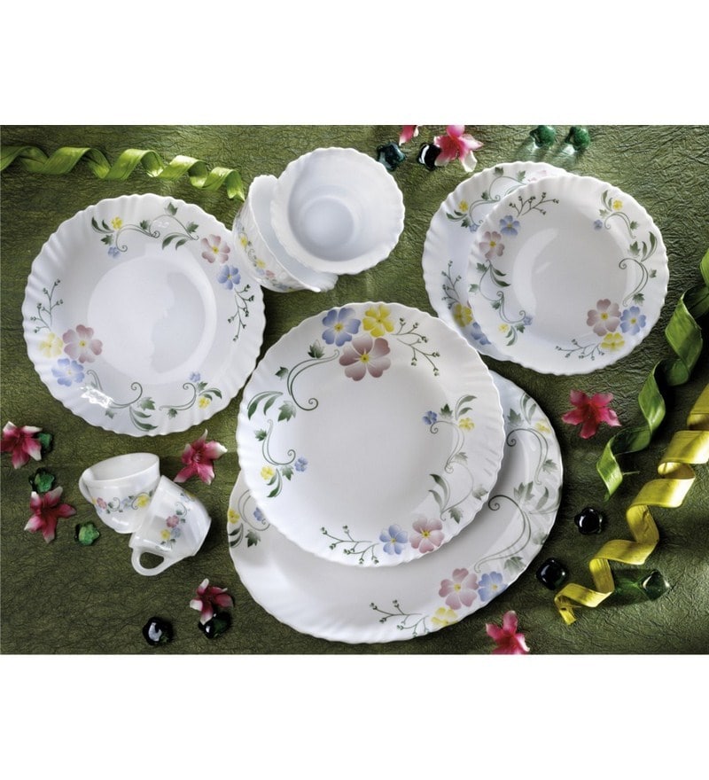 Buy RAK Zahrah Dinner Set 21 Pcs Online Glass & Opalware Glass