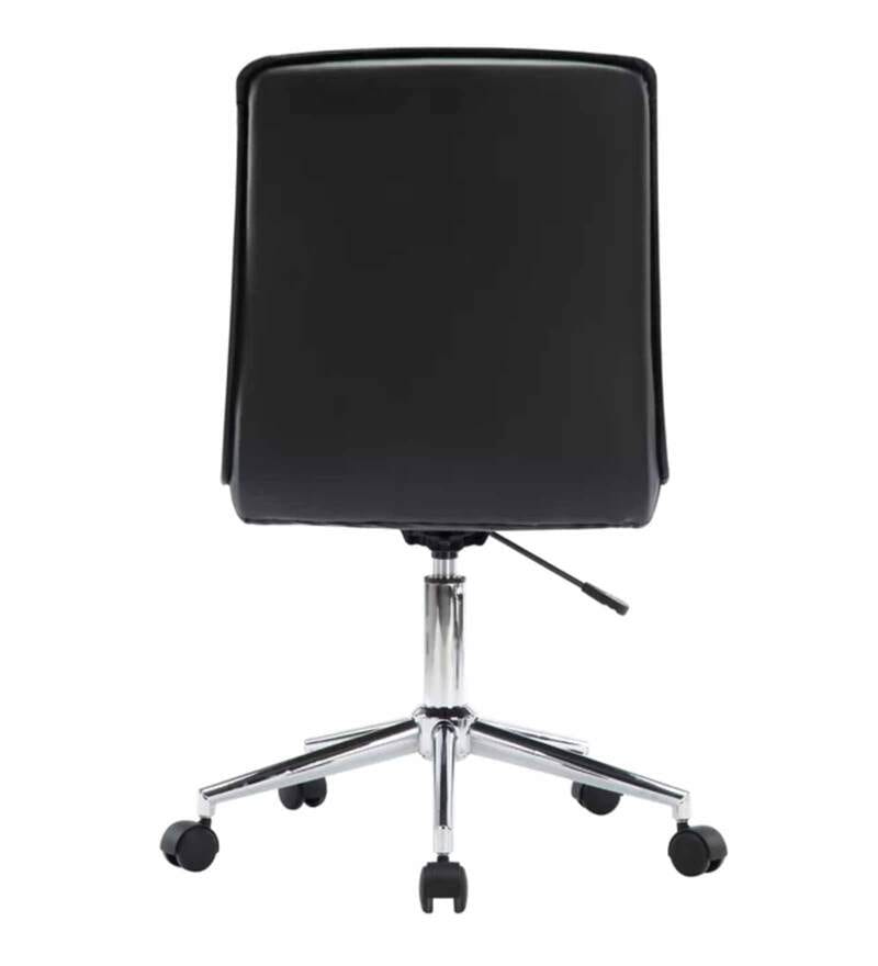 Buy Rawtenstall Low Back Executive Chair In Black Colour By ...