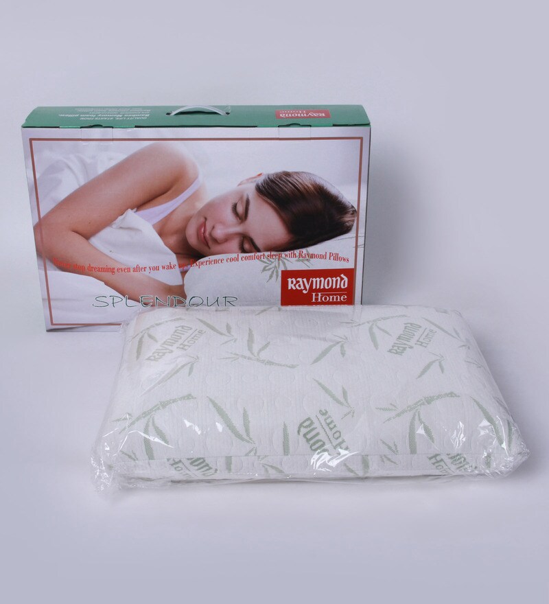 Buy Splendour Memory Foam 23x15 Pillow Insert In White By Raymond