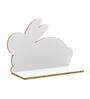 Rabbit MDF Wall Shelf In White