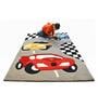 Multicolor Character Wool 3 ft x 5 ft Kids Carpet