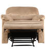 Radcliffe One Seater Manual Recliner Sofa in Beige Colour