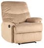 Radcliffe One Seater Manual Recliner Sofa in Beige Colour