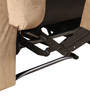 Radcliffe One Seater Manual Recliner Sofa in Beige Colour
