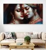 Radha Krishna Multicolour Canvas Art Print