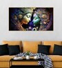 Radha Krishna Multicolour Canvas Art Print