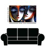 Couples Multicolour Canvas Art Print