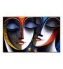 Couples Multicolour Canvas Art Print