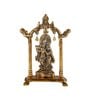 Radha Krishna Gold Aluminium Religious Idols