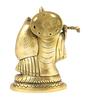 Radha Krishna Gold Brass Idol