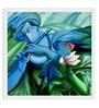 Radha Krishna Handmade Acrylic Paint On Canvas Unframed