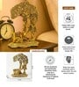 (1Pc) Gold Metal Radha Krishna Idol & Figurine For Home