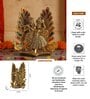 (1Pc) Gold Metal Radha Krishna Idol & Figurine For Home Temple