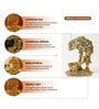 (1Pc) Gold Metal Radha Krishna Idol & Figurine For Home