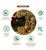 (1Pc) Gold Metal Radha Krishna Idol & Figurine For Home