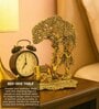 (1Pc) Gold Metal Radha Krishna Idol & Figurine For Home