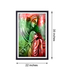 Radha Krishna Printed Canvas Art Print