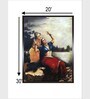 Radha Krishna Canvas Framed Wall Painting