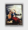 Radha Krishna Canvas Framed Wall Painting