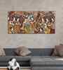 Radha Krishna Rasleela Canvas Wall Painting