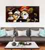 Radha Krishna With Flute Canvas Wall Painting