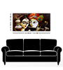 Radha Krishna With Flute Canvas Wall Painting