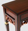 Radiance Solid Wood Console Table in Teak Colour