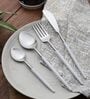 Radiant White Stainless Steel (Set of 4) Dining Cutlery Set