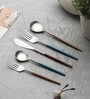 Radiant Multicolour Stainless Steel (Set of 5) Cutlery Set