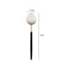 Radiant (Set of 6) Black Colour Stainless Steel Table Spoon