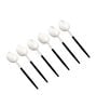 Radiant (Set of 6) Black Colour Stainless Steel Table Spoon