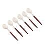 Radiant Red Stainless Steel (Set of 6) Tea Spoon