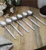 Radiant White Stainless Steel (Set of 6) Tea Spoon