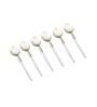 Radiant White Stainless Steel (Set of 6) Tea Spoon