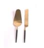 Radiant Black Handle Gold Heads Cake Set