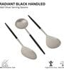 Radiant Black Handle Steel Head 3 Pc Server Set