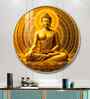 Radiant Buddha Acrylic Round Wall Art