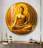 Radiant Buddha Acrylic Round Wall Art